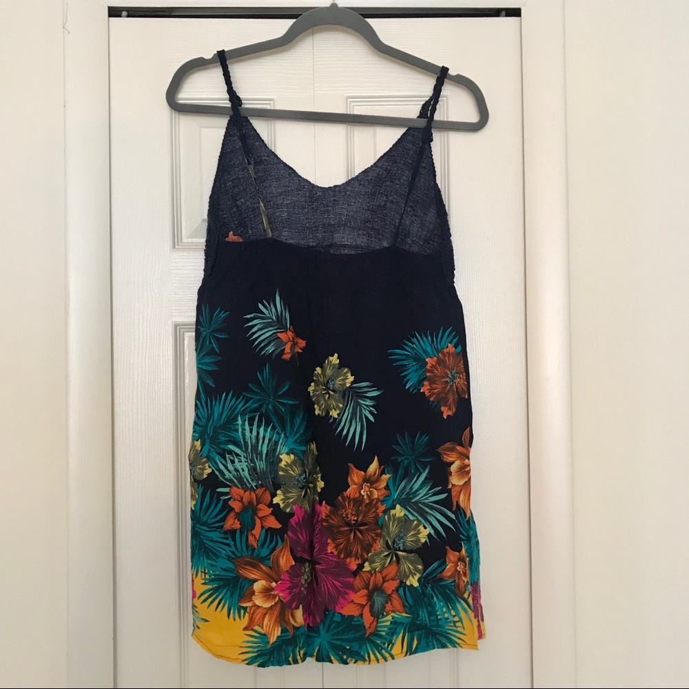 Ganji LA Navy Floral crochet-top dress - Picture 2 of 6